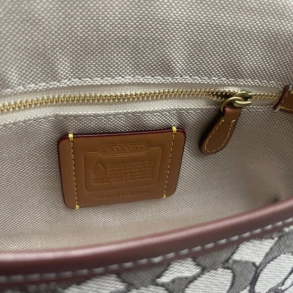 Coach Soho Flap Bag In Signature Jacquard - Picture 7 of 8